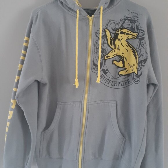 Hufflepuff Adult Hooded Sweatshirt - Picture 2 of 10